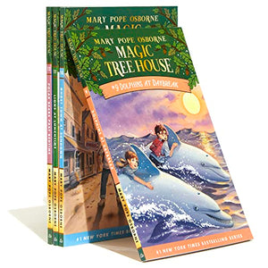 Magic Tree House Boxed Set, Books 912: Dolphins at Daybreak, Ghost Town at Sundown, Lions at Lunchtime, and Polar Bears Past Be,New