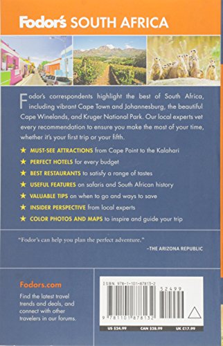 Fodor's South Africa: with the Best Safari Destinations (Travel Guide),Used