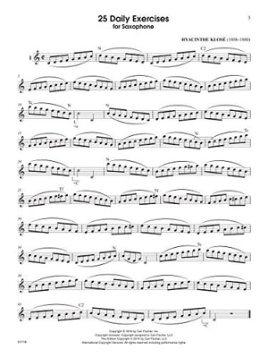 O1718  25 Daily Exercises for Saxophone,New
