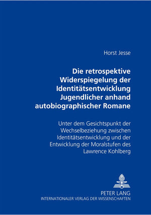 Die retrospektive Widerspiegelung der Identittsentwicklung Jugendlicher anhand autobiographischer Romane von Bernward Vesper, Ch,Used