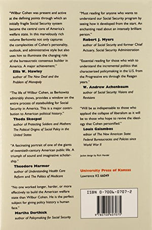 Mr. Social Security: The Life of Wilbur J. Cohen,Used