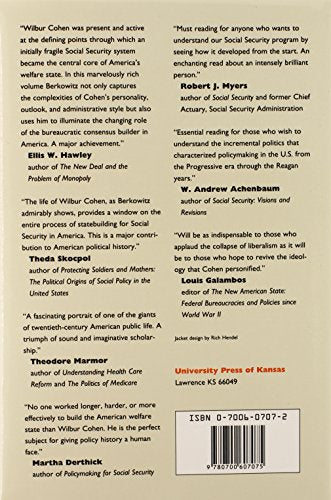 Mr. Social Security: The Life of Wilbur J. Cohen,Used