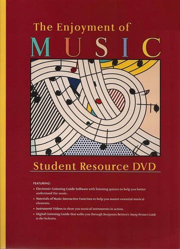 Student Resource Dvd: For The Enjoyment Of Music: An Introduction To Perceptive Listening, Tenth Edition,New