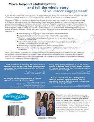 Measuring The Impact Of Volunteers: A Balanced And Strategic Approach,Used