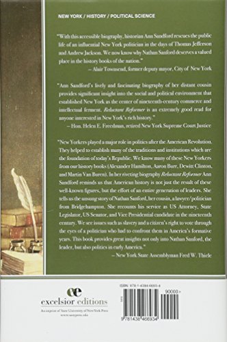 Reluctant Reformer: Nathan Sanford in the Era of the Early Republic (Excelsior Editions),Used