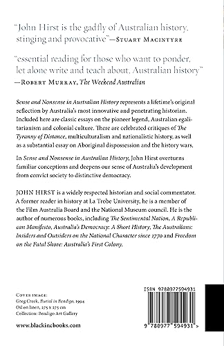 Sense & Nonsense in Australian History (Black Inc. Agenda),Used