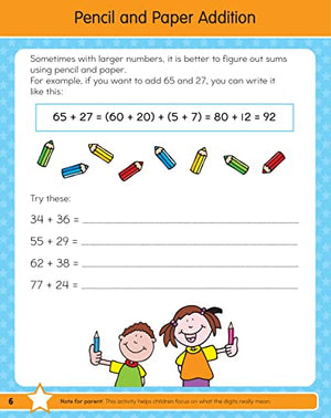 Third Grade Math Workbook Ages 8 to 9: 75+ Activities Multiplication & Division, Fractions, Area & Perimeter, Data, Math Facts, ,Used