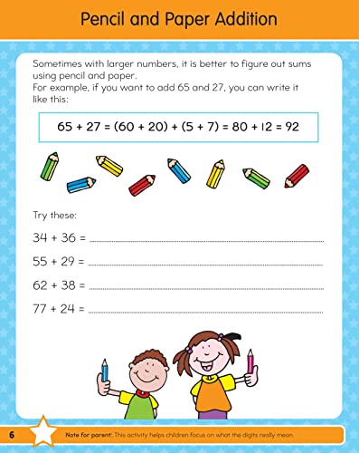 Third Grade Math Workbook Ages 8 to 9: 75+ Activities Multiplication & Division, Fractions, Area & Perimeter, Data, Math Facts, ,Used