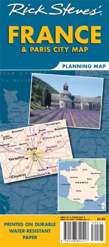 Rick Steves' France And Paris City Map
