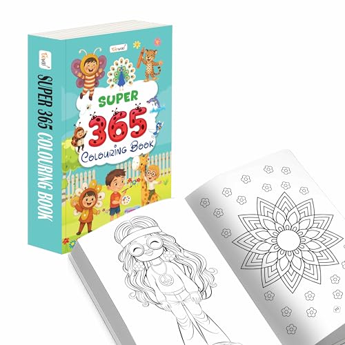 Super - 365 Colouring Book :- Creative Colouring Book, Educational Book For Kids, Child Development Book, Books For Skill Building