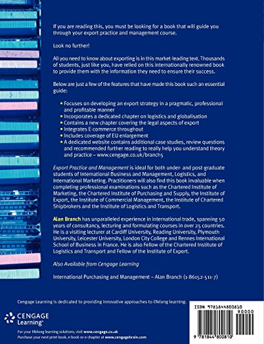 Export Practice and Management,Used