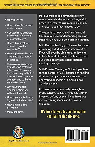 Passive Trading: How To Generate Consistent Monthly Income From The Stock Market In Just Minutes A Day,Used