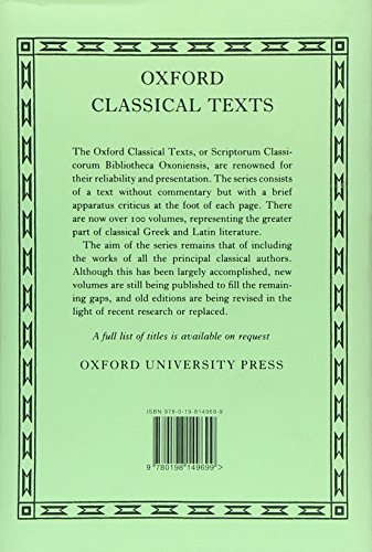 Amores, Medicamina Faciei Femineae, Ars Amatoria, Remedia Amoris (Oxford Classical Texts) (Latin Edition),Used