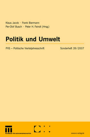 Politik und Umwelt (Politische Vierteljahresschrift Sonderhefte, 39) (German and English Edition),Used