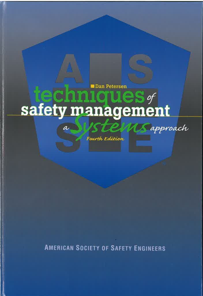 Techniques of Safety Management: A Systems Approach,Used