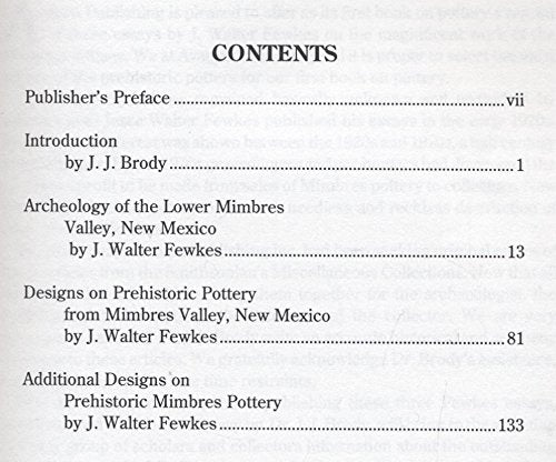 The Mimbres: Art and Archaeology,Used