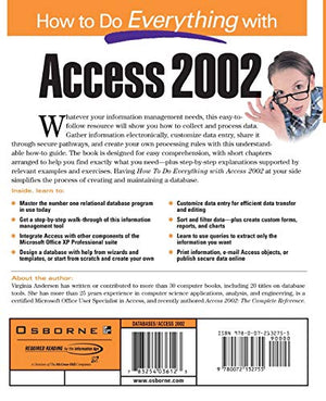 How to Do Everything with Access 2002,Used