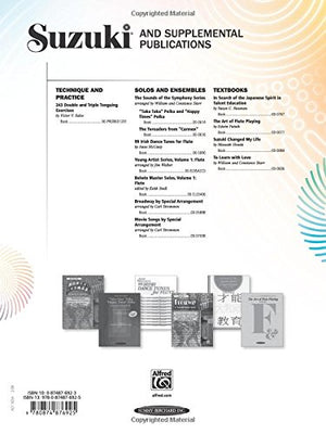 Suzuki Flute School, Vol 8: Piano Acc.,Used