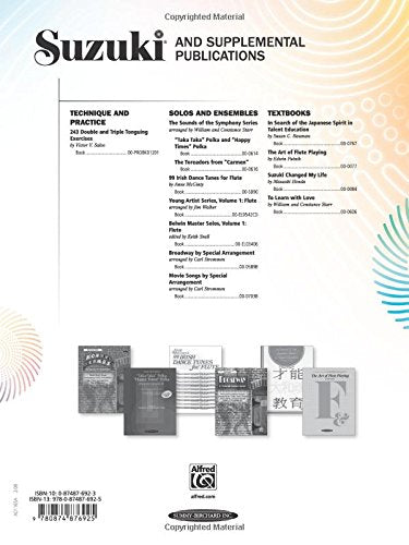 Suzuki Flute School, Vol 8: Piano Acc.,Used