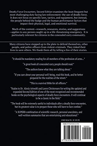 Deadly Force Encounters, Second Edition: Cops and Citizens Defending Themselves and Others,New