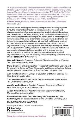 Teaching and Learning Argumentative Writing in High School English Language Arts Classrooms,Used
