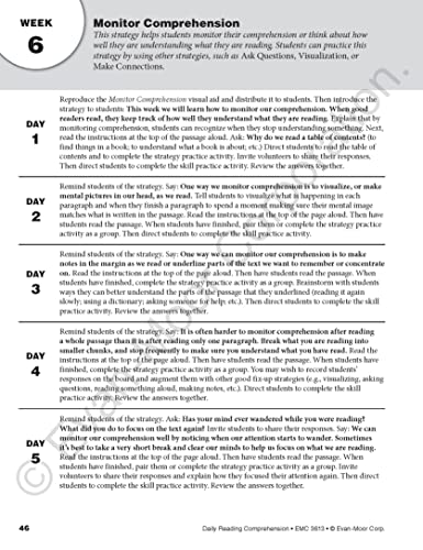 EvanMoor Daily Reading Comprehension, Grade 3  Homeschooling and Classroom Resource Workbook, Reproducible Worksheets, Teachin,Used