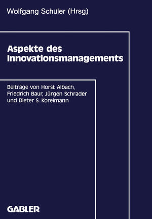 Aspekte Des Innovationsmanagements (German Edition),Used