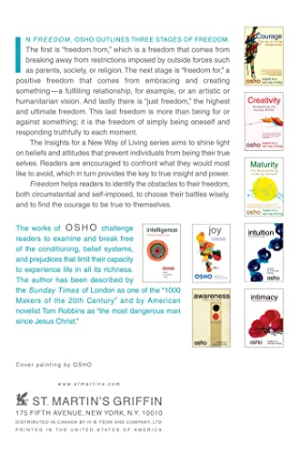 Freedom: The Courage to Be Yourself (Osho, Insights for a New Way of Living Series),New