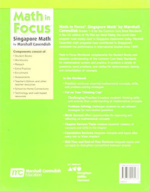 Math in Focus: The Singapore Approach Student Workbook, Grade 3, Book B,New