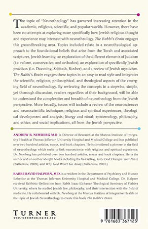 The Rabbis Brain: Mystics, Moderns and the Science of Jewish Thinking,Used