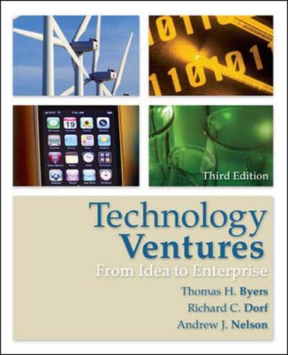 Technology Ventures: From Idea to Enterprise,Used