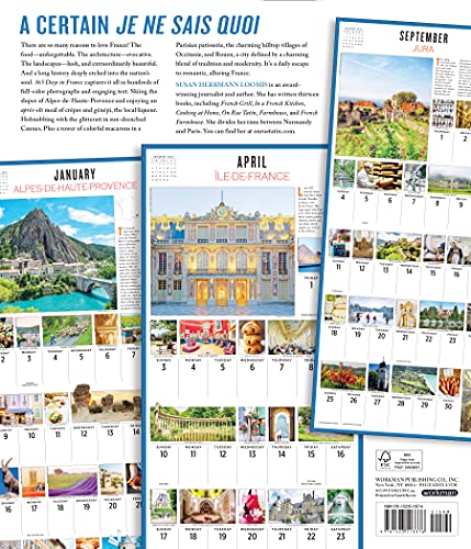 365 Days in France PictureADay Wall Calendar 2022: A Year of France at a Glance,New