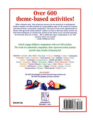 The GIANT Encyclopedia of Theme Activities for Children 2 to 5: Over 600 Favorite Activities Created by Teachers for Teachers,Used