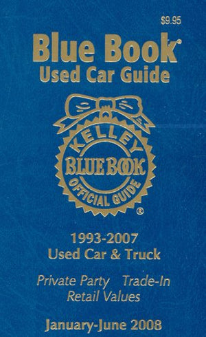 Kelley Blue Book Used Car GuideJanJune 2008 (Kelley Blue Book Used Car Guide: Consumer Edition),Used