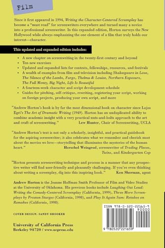 Writing the CharacterCentered Screenplay, Updated and Expanded edition,Used