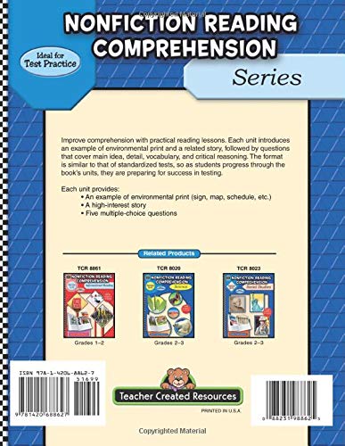 Nonfiction Reading Comprehension: Informational Reading, Grades 23: Informational Reading, Grades 23,Used
