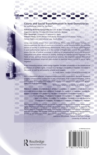 Courts And Social Transformation In New Democracies: An Institutional Voice For The Poor?-new
