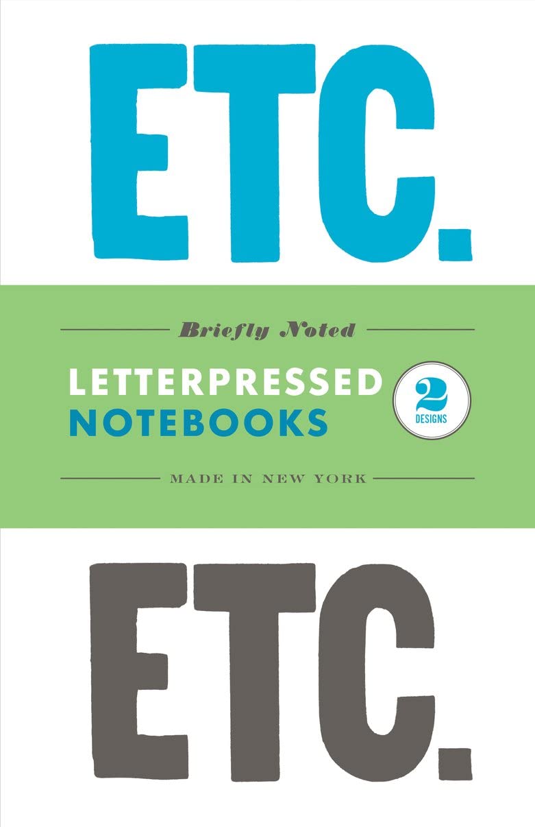 Briefly Noted: Two Letterpressed Notebooks