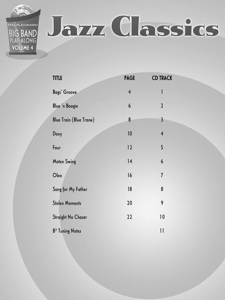 Jazz Classics  Trombone: Big Band PlayAlong Volume 4,Used