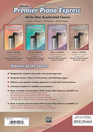 Premier Piano Express, Bk 4: AllInOne Accelerated Course, Book & Online Audio & Software (Premier Piano Course, Bk 4),Used