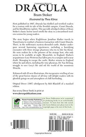 Dracula: In Easytoread Type (Dover Children'S Thrift Classics),Used