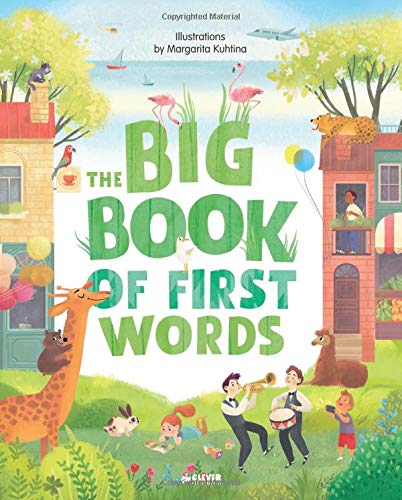 The Big Book Of First Words (Clever Big Books)
