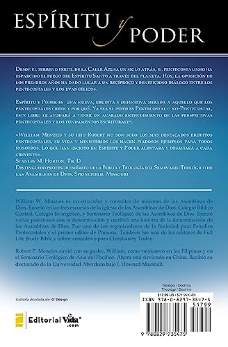 Espritu y Poder: Fundamentos de Una Experiencia Pentecostal (Spanish Edition),Used