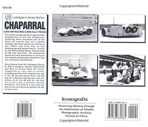 Chaparral: CanAm Racing Cars from Texas (Ludvigsen Library),Used