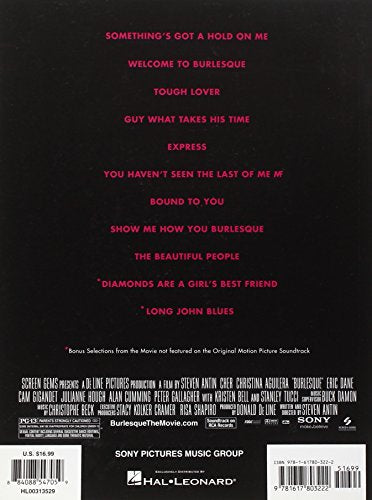 Burlesque: Music from the Motion Picture Soundtrack,Used