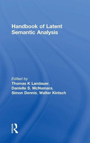 Handbook Of Latent Semantic Analysis (University Of Colorado Institute Of Cognitive Science Series),Used