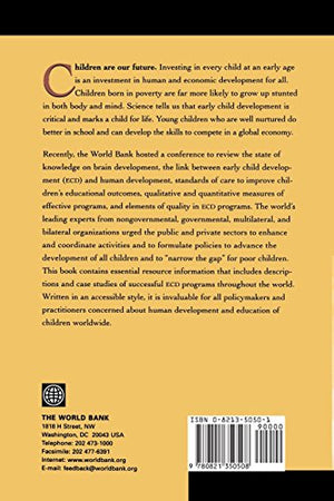 From Early Child Development To Human Development: Investing In Our Children'S Future,Used