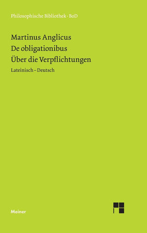 ber die Verpflichtungen. De obligaionibus. (German Edition),Used