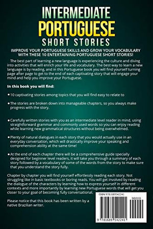 Intermediate Portuguese Short Stories: 10 Captivating Short Stories to Learn Brazilian Portuguese & Grow Your Vocabulary the Fun,Used