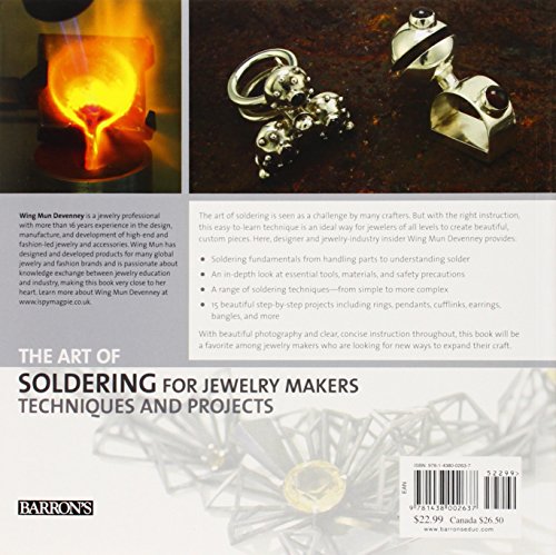The Art of Soldering for Jewelry Makers: Techniques and Projects,Used